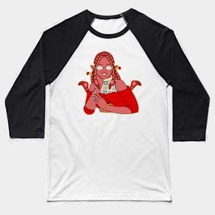 Medusa the Cunning Queen Baseball T-Shirt